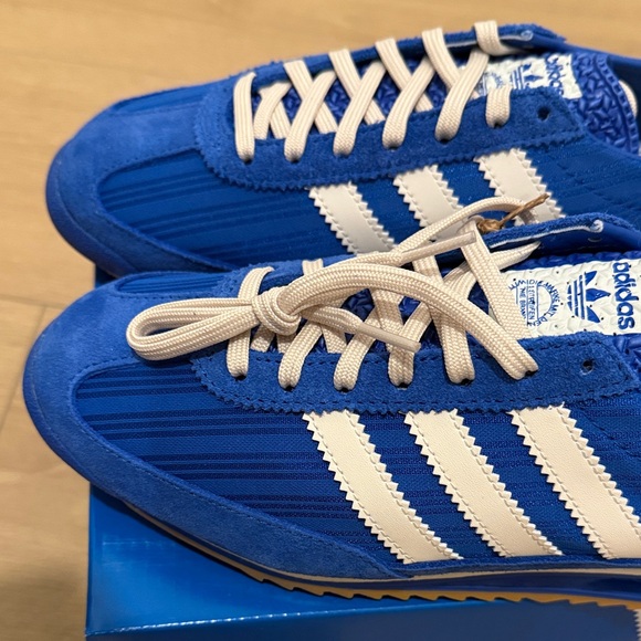 Adidas SL72 OG W Royal Blue and White Sneakers - Picture 3 of 6